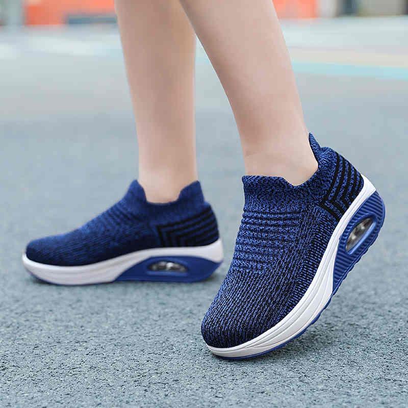 Chaussures élastiques légères et respirantes pour femmes - Image 22