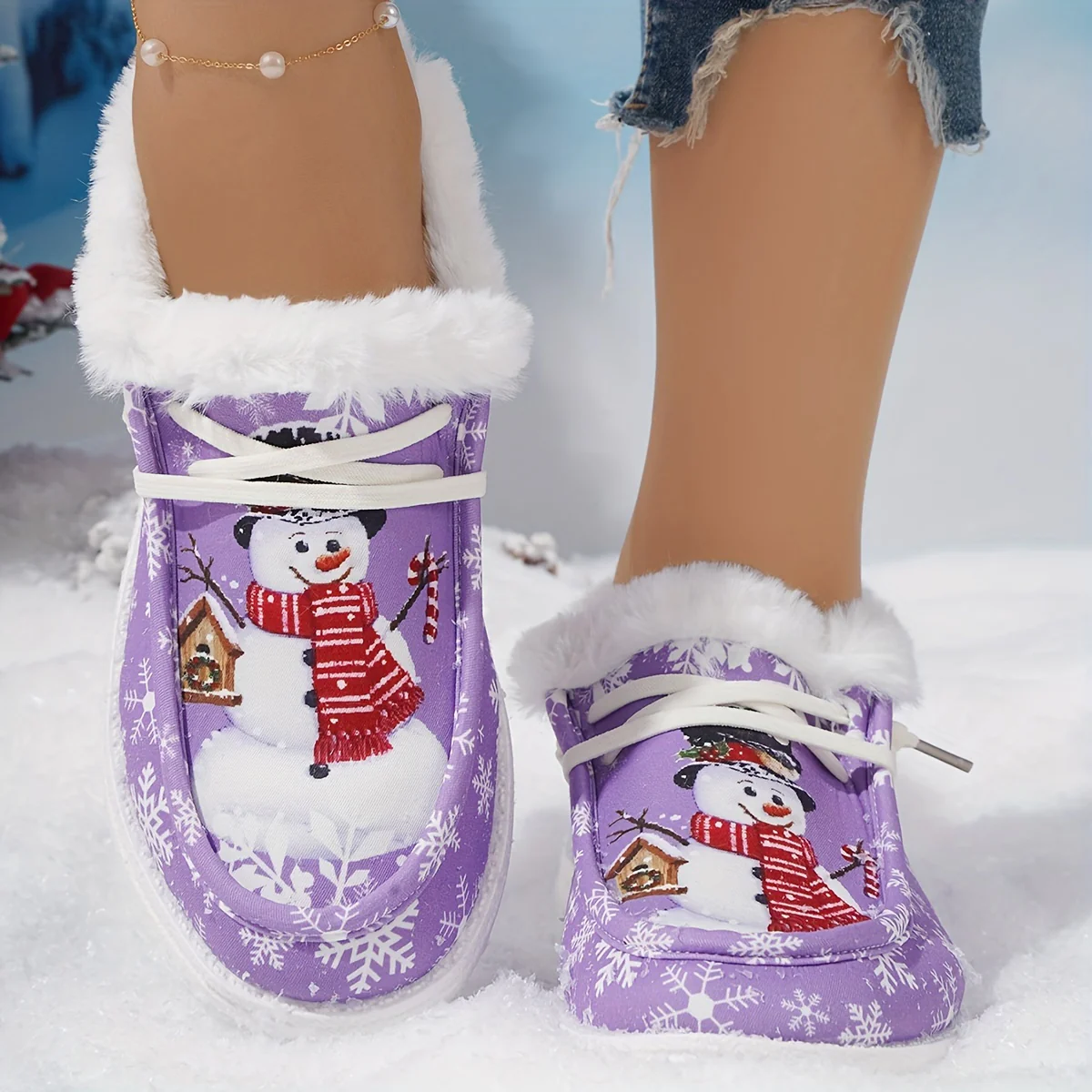 Baskets Épaisses et Chaudes “bonhomme de Neige” - Image 9