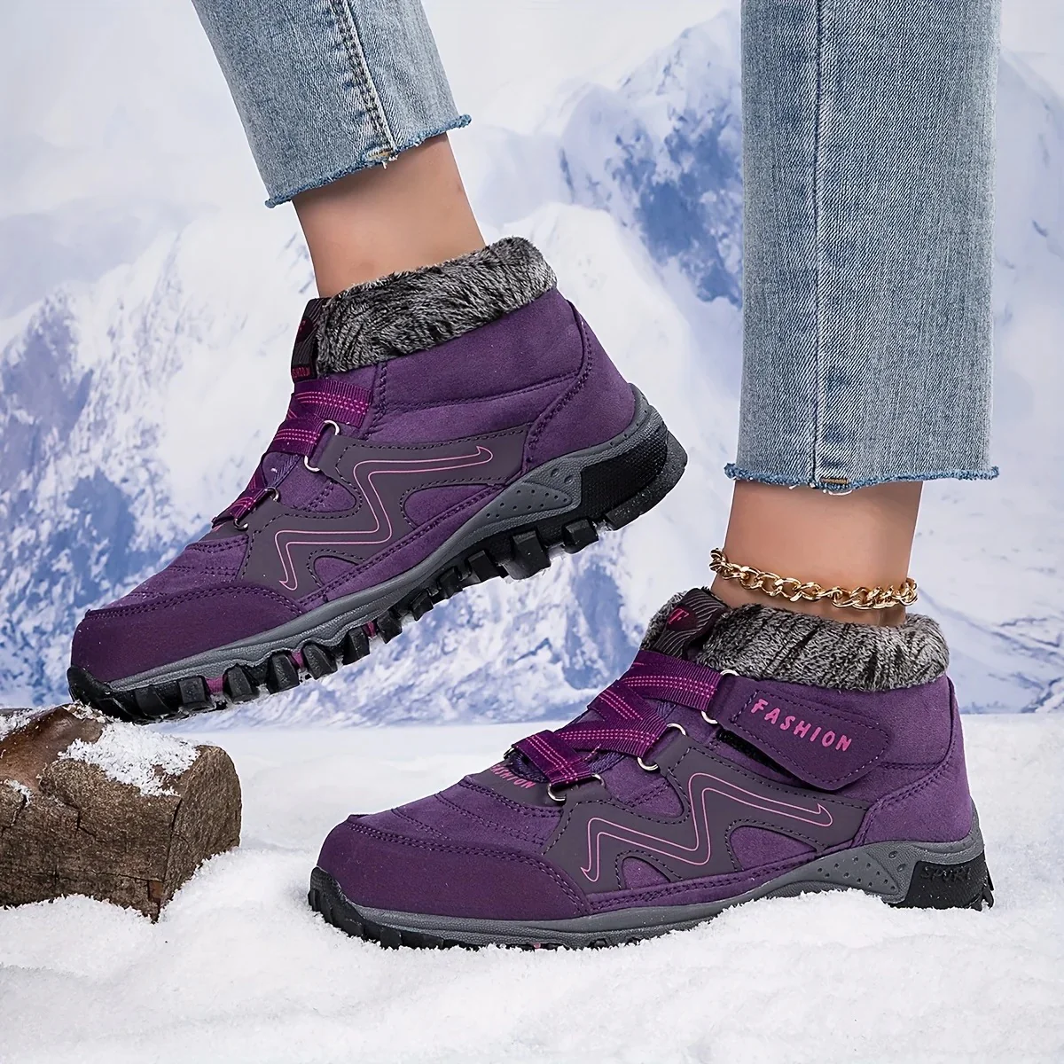 Bottes antidérapantes chaudes et confortables pour femmes - Image 20
