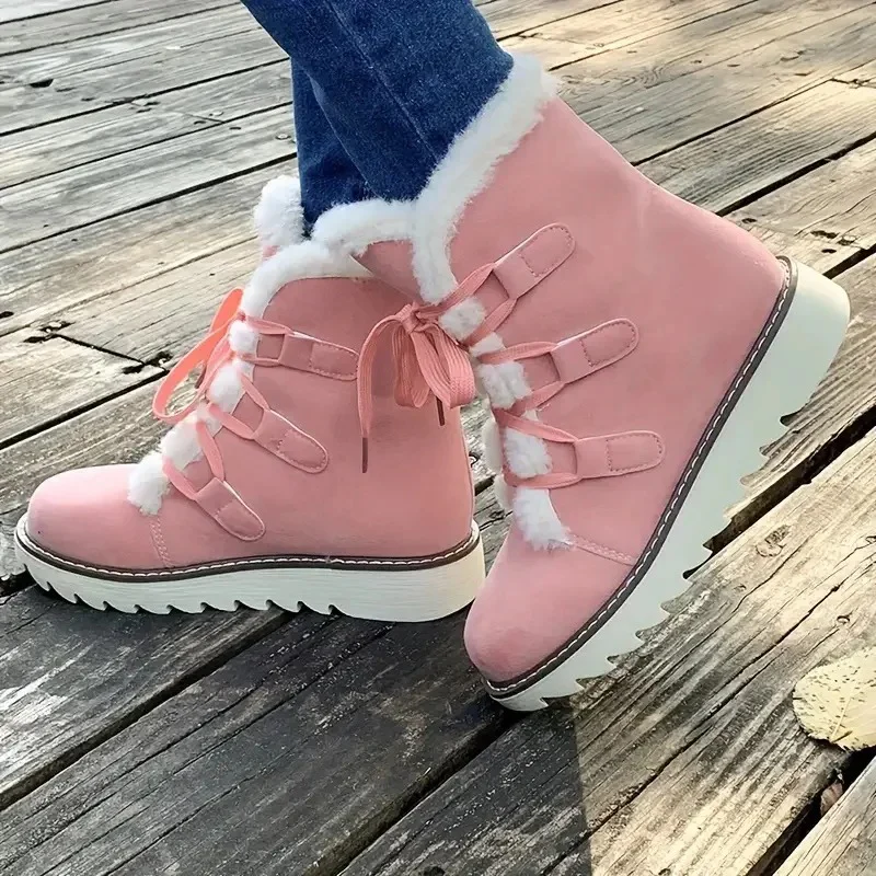 Bottes d’Hiver Fourrées Femme – Style Confort & Élégance - Image 2