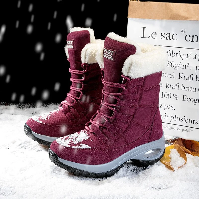 Bottes de neige à lacets pour Femmes - Image 8