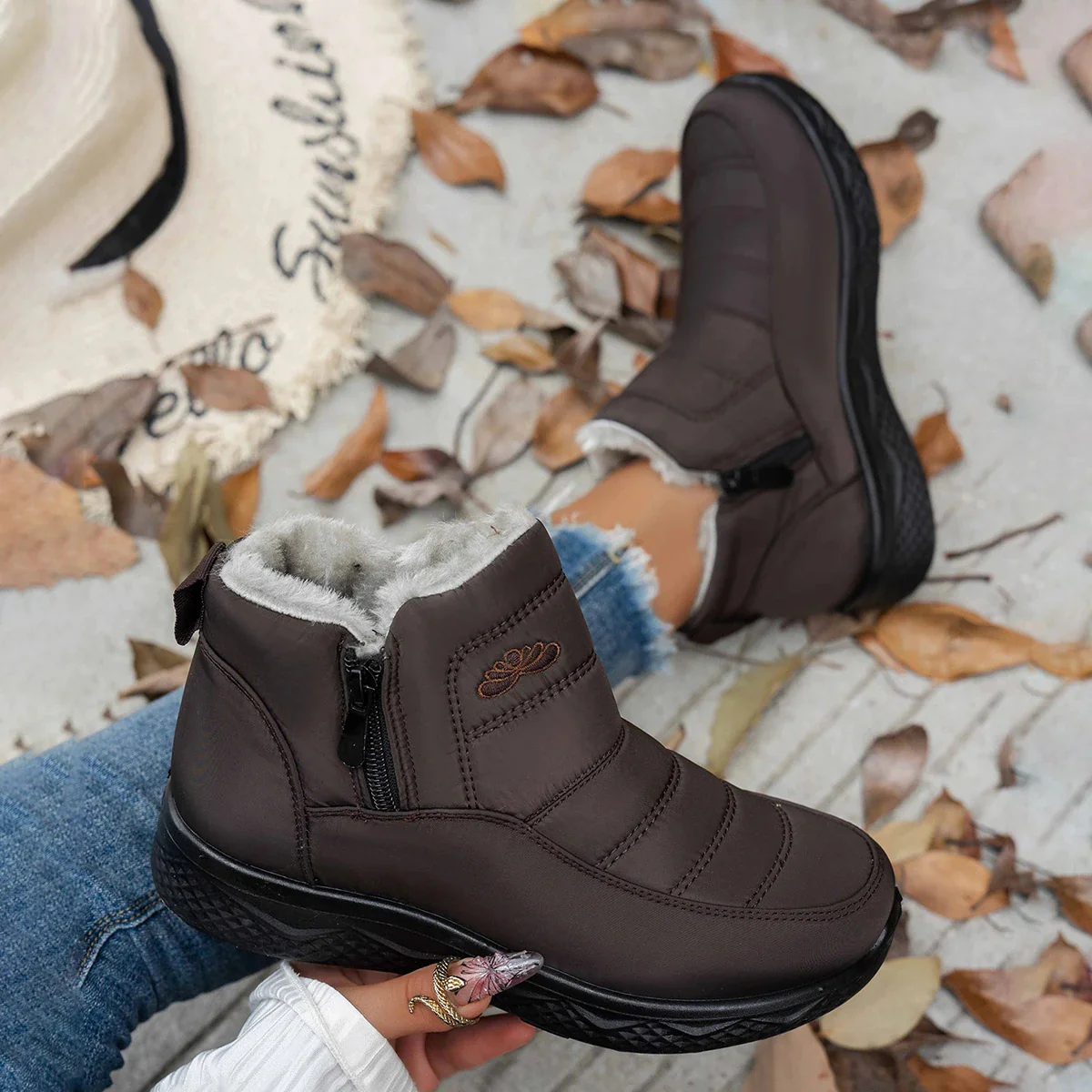 bottes de neige épaisses et chaudes - Image 21