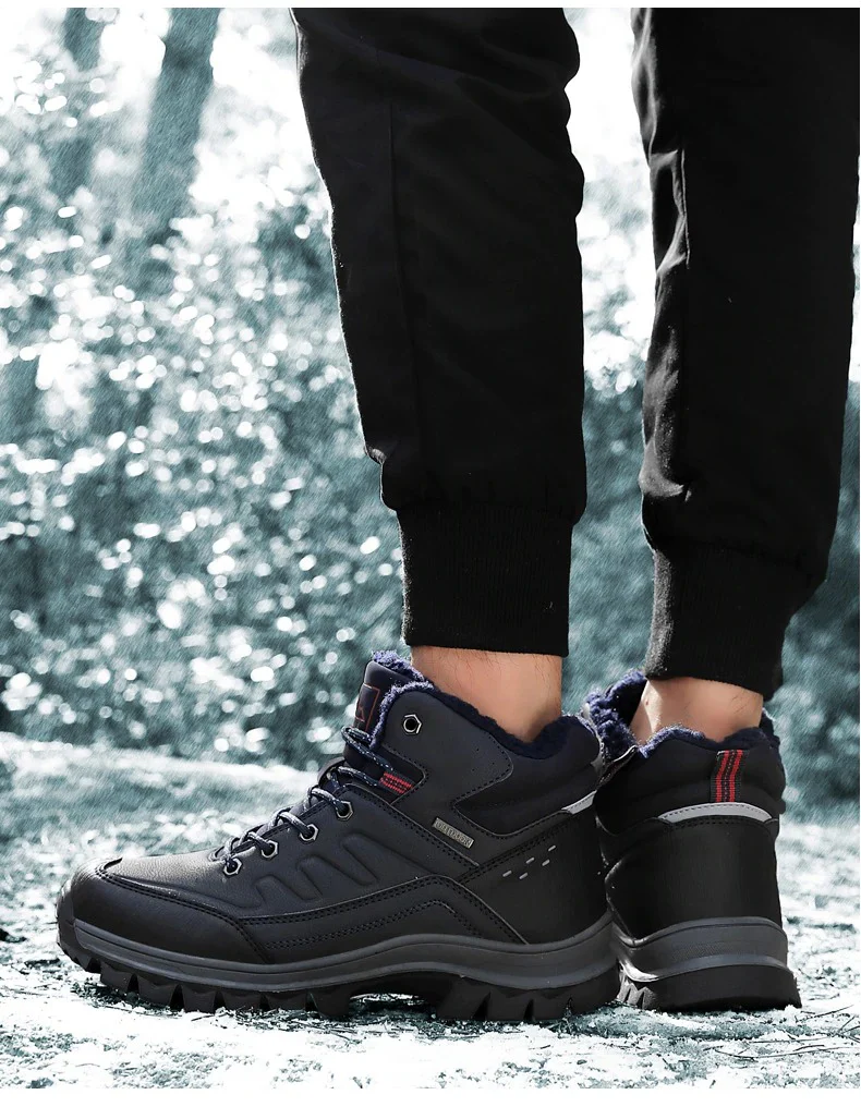 Bottes de neige imperméables et antidérapantes pour hommes - Image 13