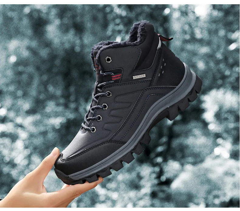 Bottes de neige imperméables et antidérapantes pour hommes - Image 16