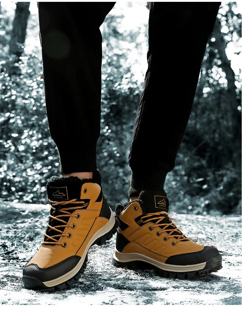 Bottes de neige imperméables et antidérapantes pour hommes - Image 5