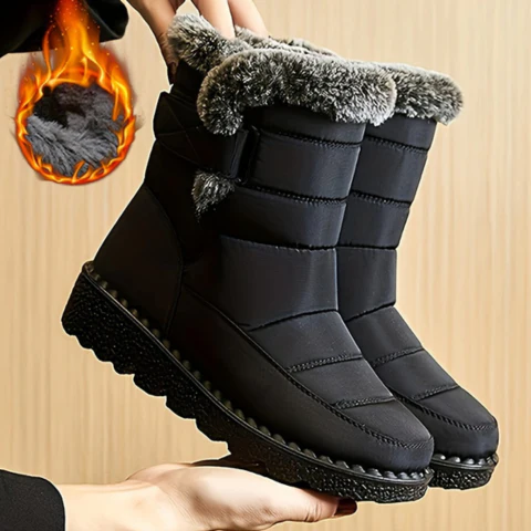 Bottes de Neige Montantes en Fourrure pour femmes - Image 4