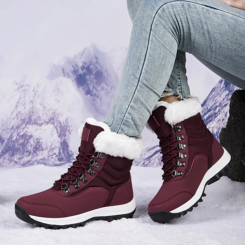 bottes d'hiver mi-mollet pour femmes - Image 13
