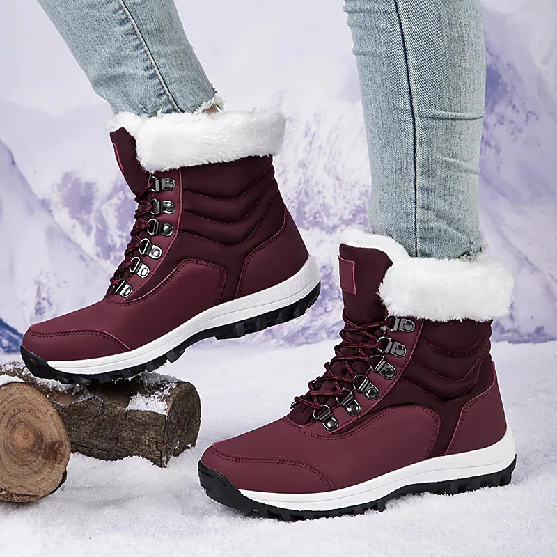 bottes d'hiver mi-mollet pour femmes - Image 16