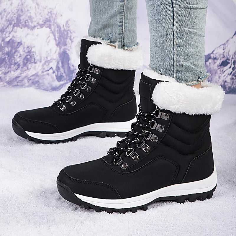 bottes d'hiver mi-mollet pour femmes - Image 3