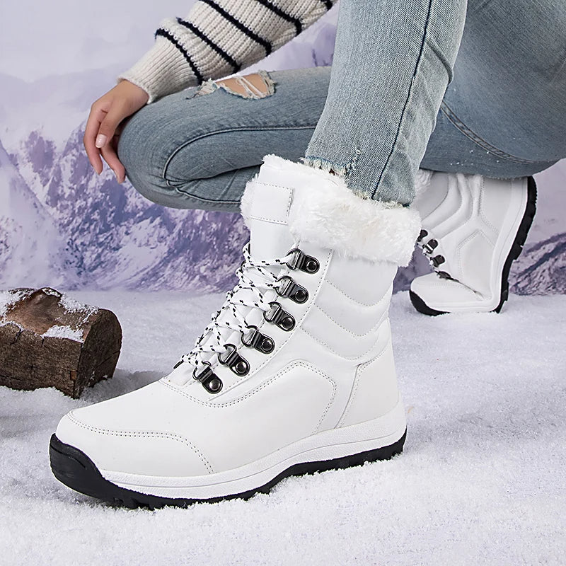 bottes d'hiver mi-mollet pour femmes - Image 31
