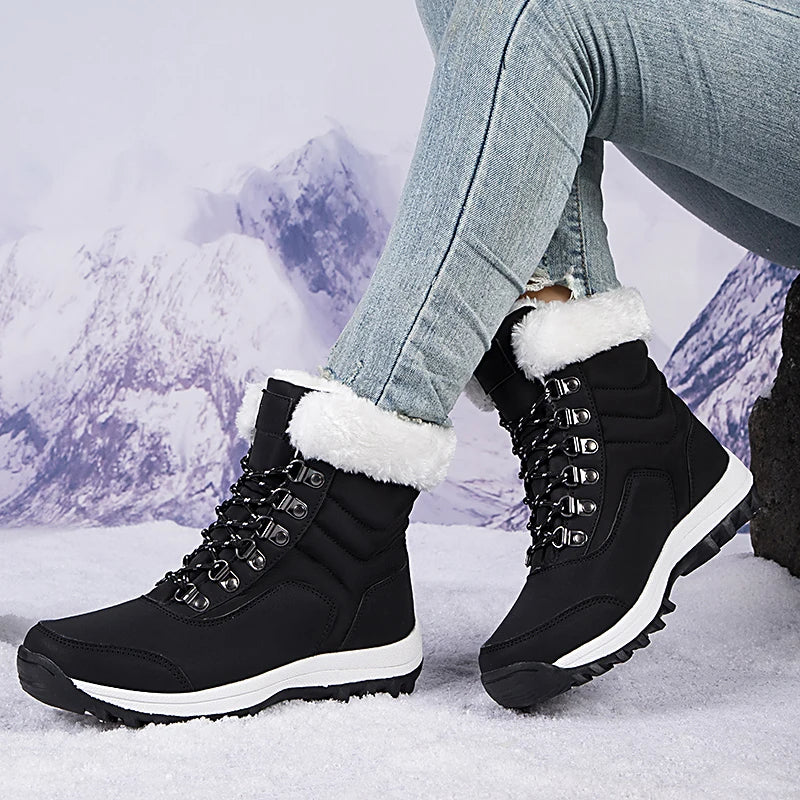 bottes d'hiver mi-mollet pour femmes - Image 7