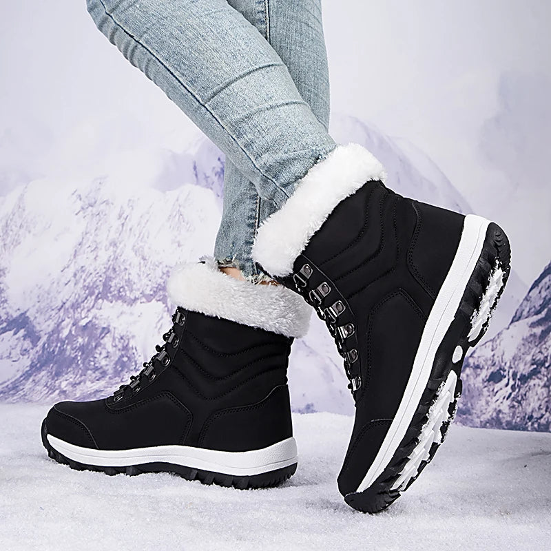 bottes d'hiver mi-mollet pour femmes - Image 9