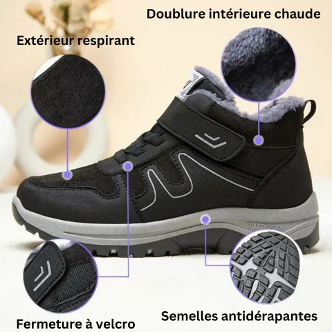 Bottes d'Hiver Unisexes en Cuir suédé - Image 6