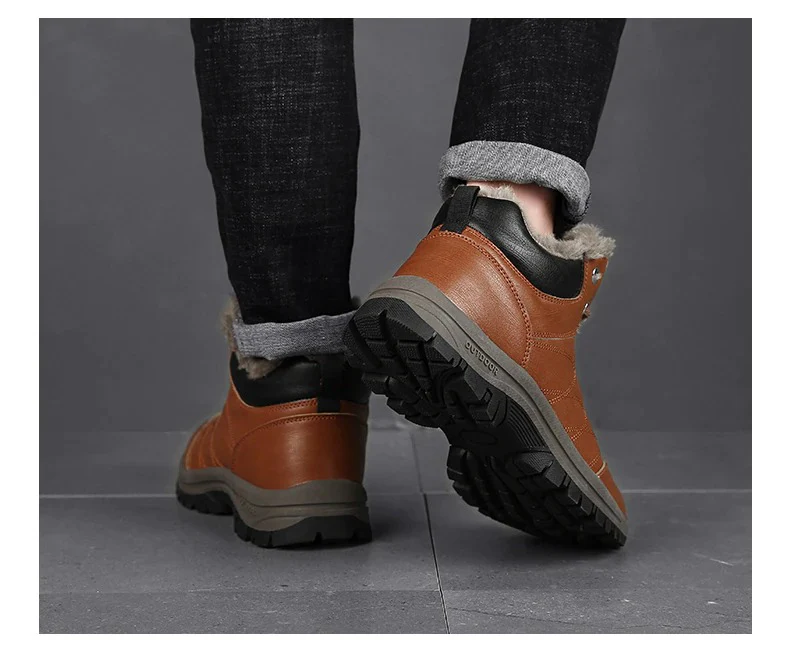Bottines en cuir pour hommes - Image 10