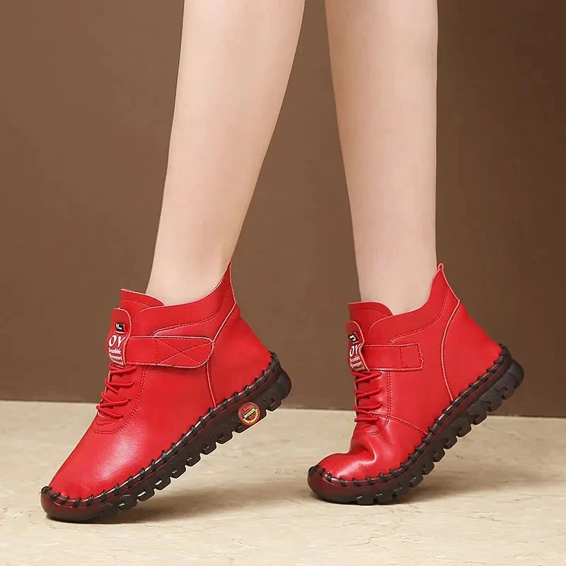 Bottines courtes en fourrure épaisse pour femmes - Image 2