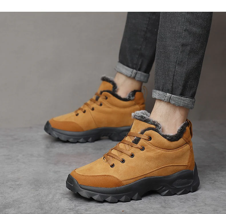 Bottines de neige à semelle épaisse pour homme - Image 5