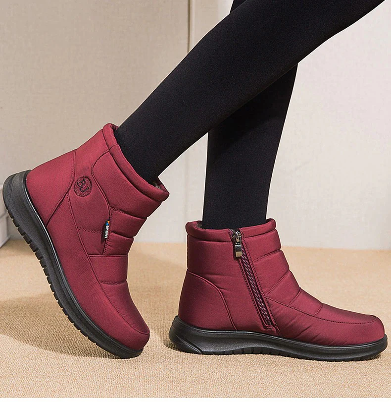Bottines d'hiver à talons bas pour Femmes - Image 3