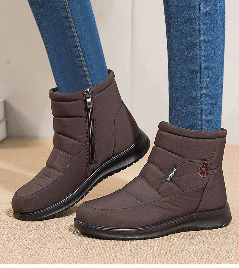 Bottines d'hiver à talons bas pour Femmes - Image 8