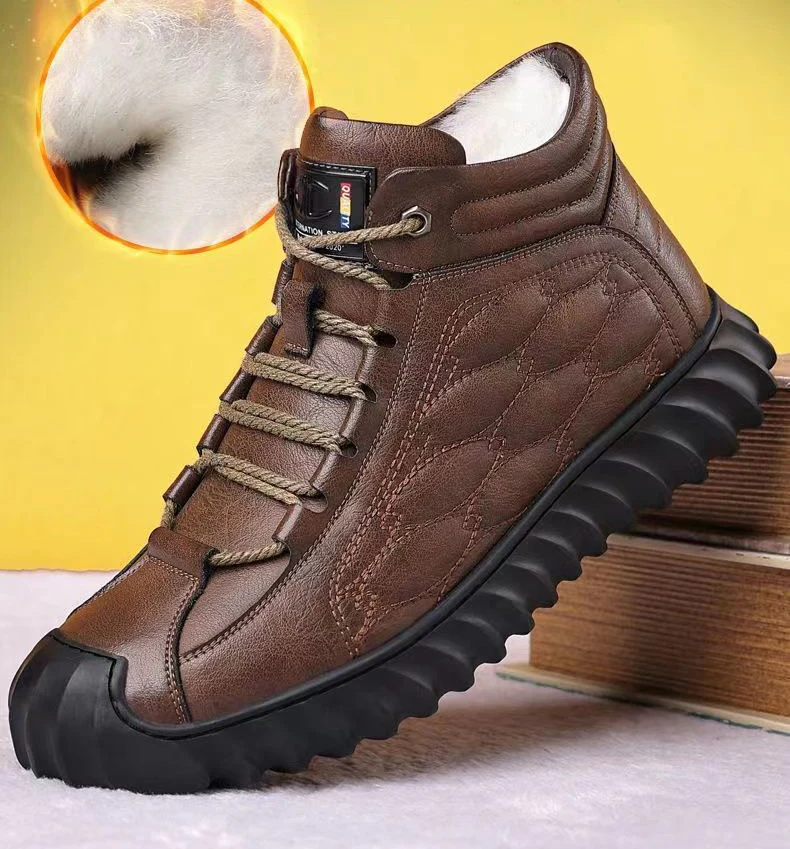 Bottines douces et chaudes pour hommes - Image 7