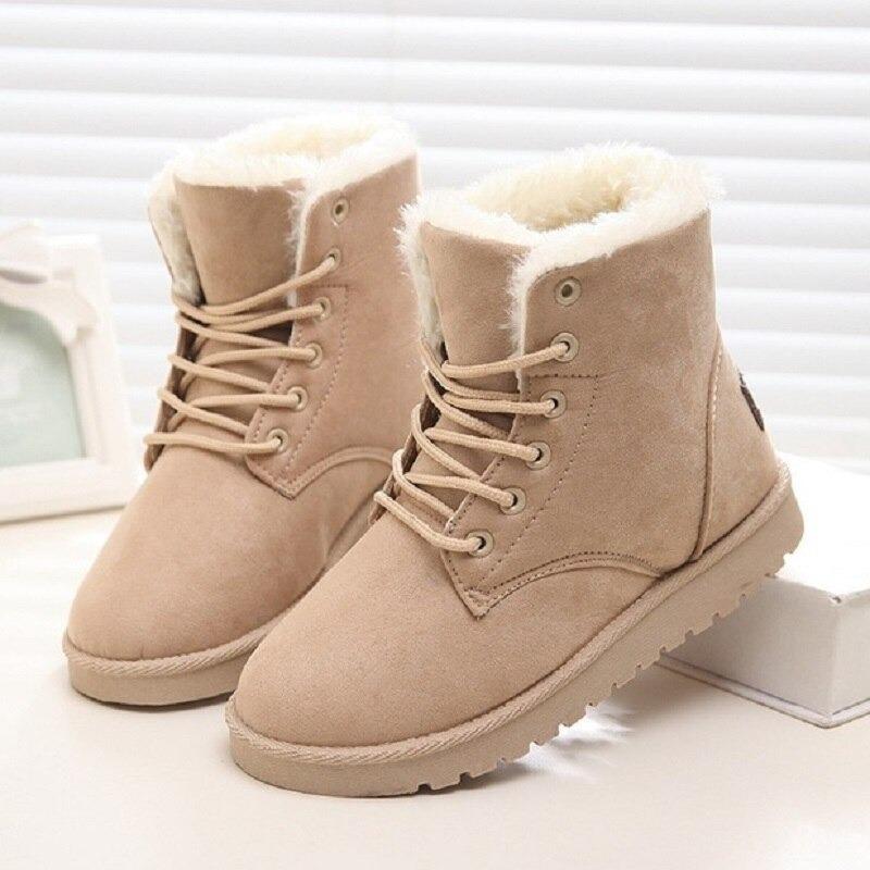 Bottines d'hiver à lacets pour femmes - Image 10