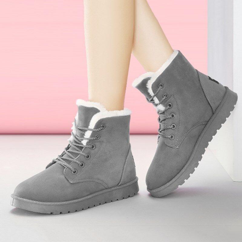 Bottines d'hiver à lacets pour femmes - Image 6