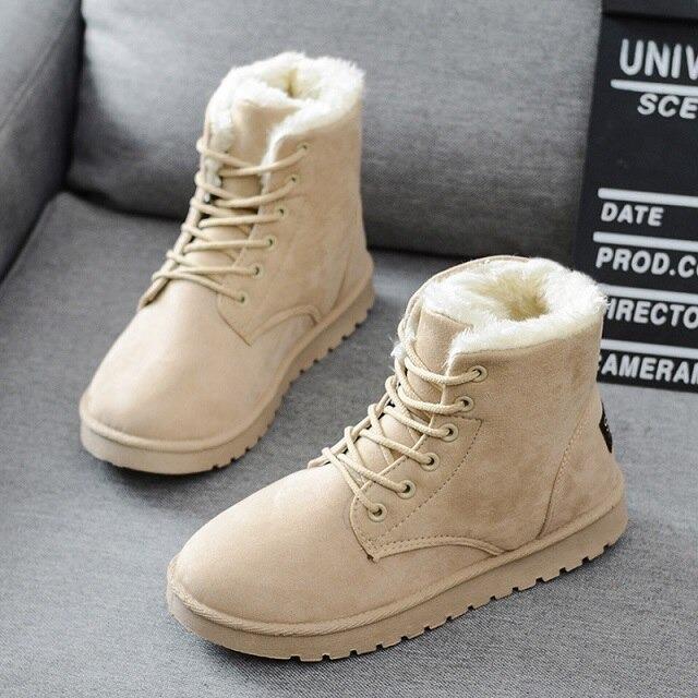 Bottines d'hiver à lacets pour femmes - Image 9