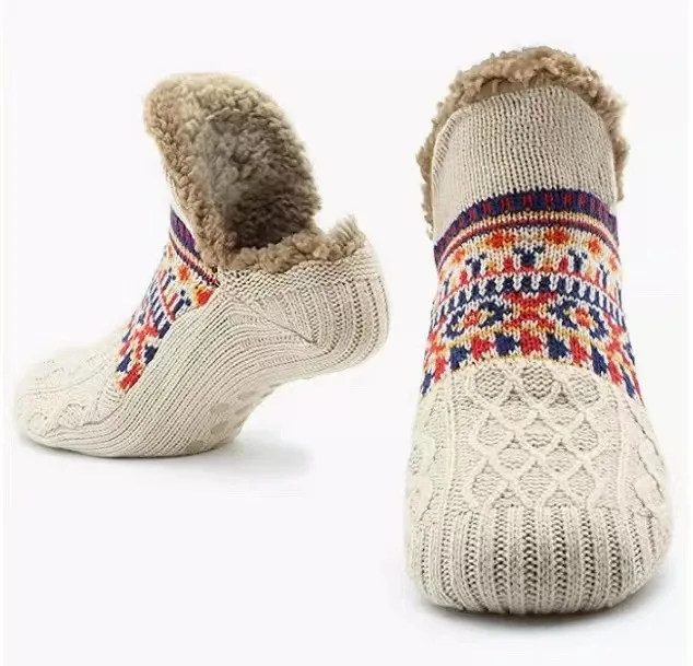 Chaussettes Chaudes Antidérapantes d'Automne pour Hommes et Femmes - Image 10