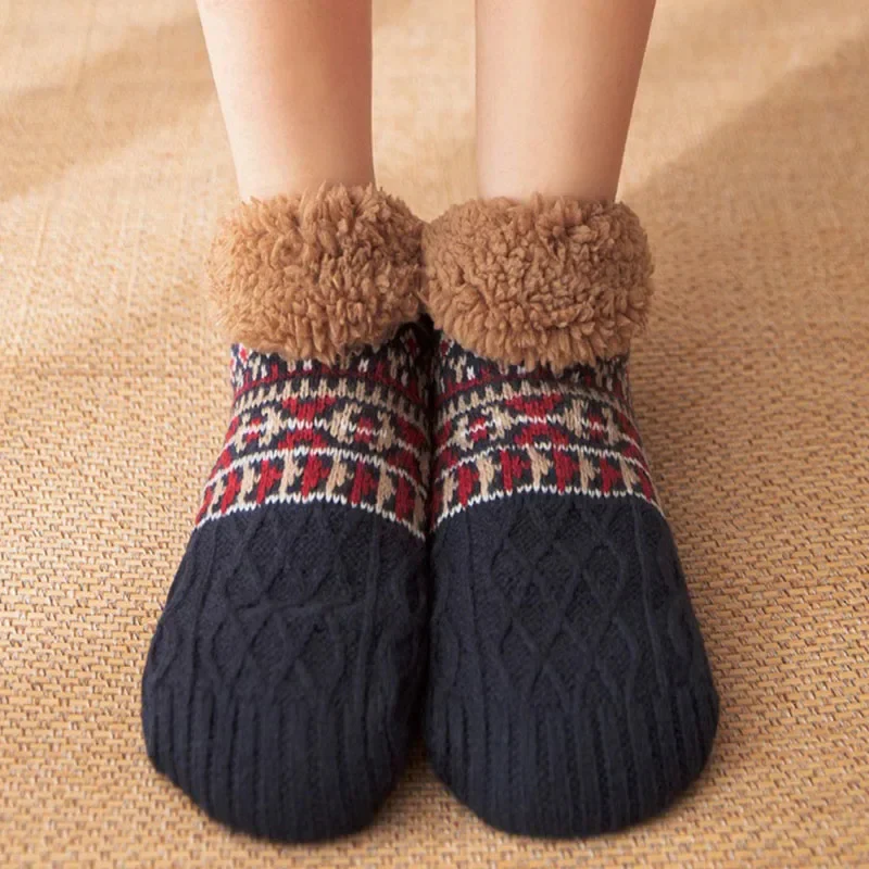 Chaussettes Chaudes Antidérapantes d'Automne pour Hommes et Femmes - Image 14