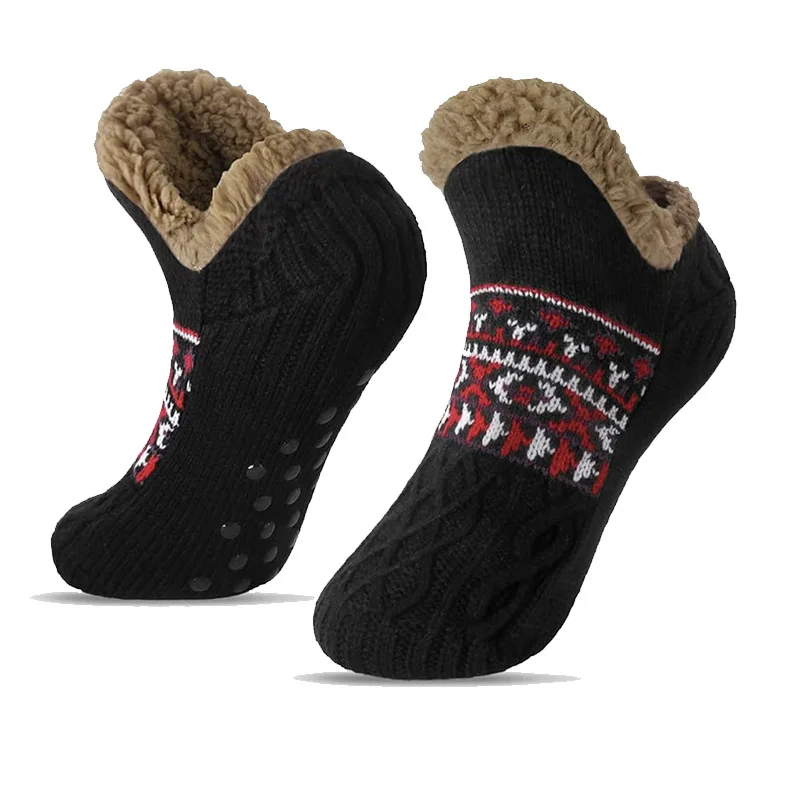 Chaussettes Chaudes Antidérapantes d'Automne pour Hommes et Femmes - Image 18