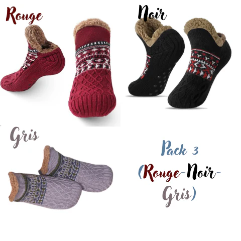 Chaussettes Chaudes Antidérapantes d'Automne pour Hommes et Femmes - Image 20