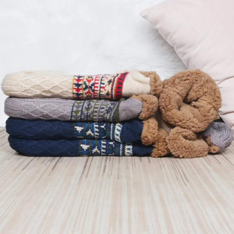 Chaussettes Chaudes Antidérapantes d'Automne pour Hommes et Femmes - Image 3