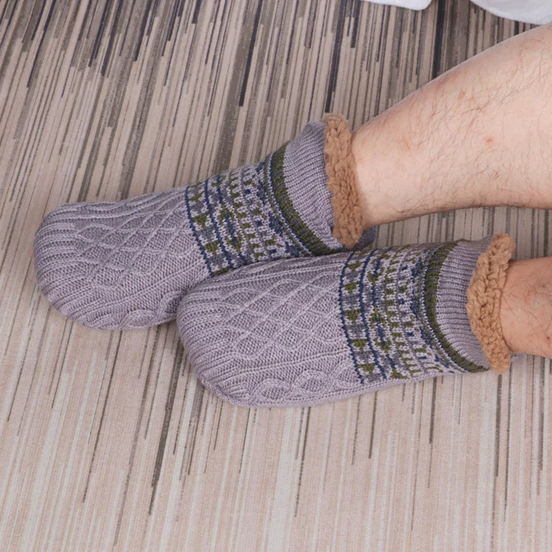 Chaussettes Chaudes Antidérapantes d'Automne pour Hommes et Femmes - Image 8