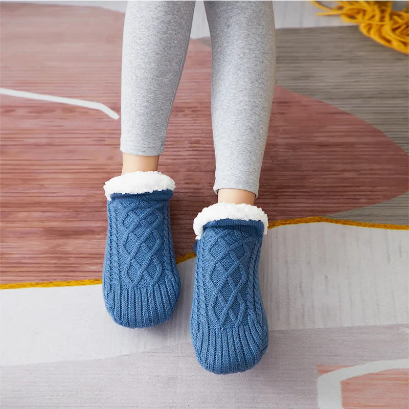 Chaussons-Chaussettes Thermiques Antidérapants Doublés - Image 7
