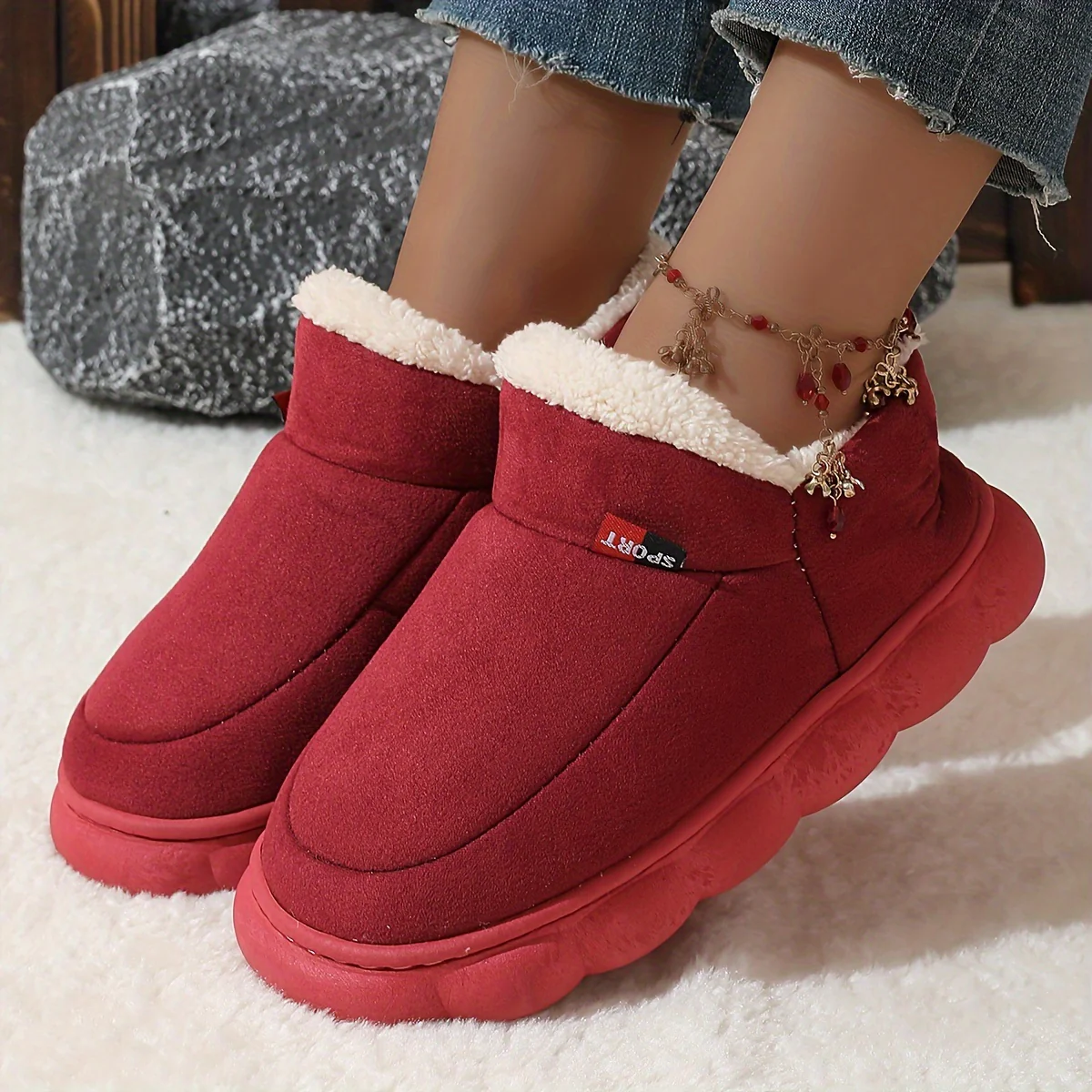 chaussons doux et élégants de maison - Image 4