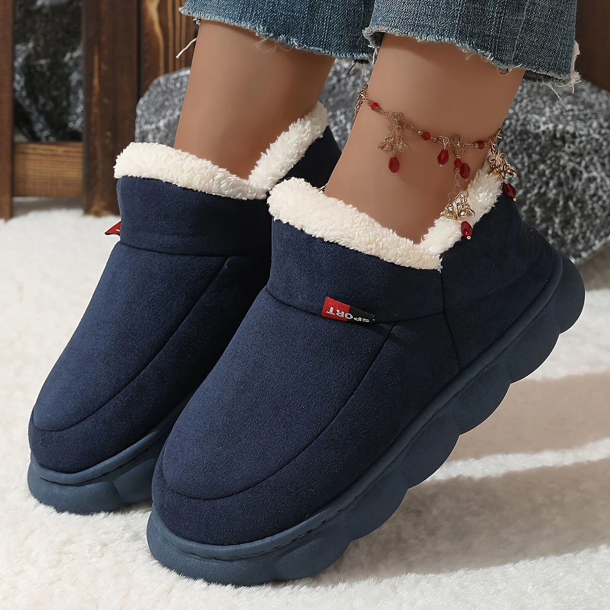 chaussons doux et élégants de maison - Image 5