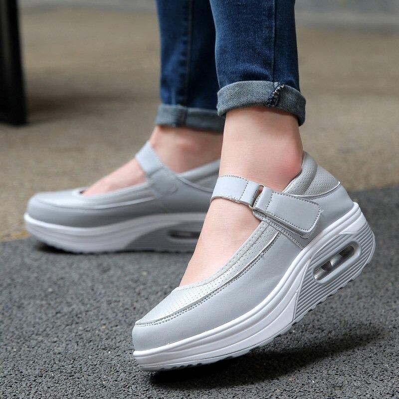 chaussures décontractées en cuir pour femmes - Image 10