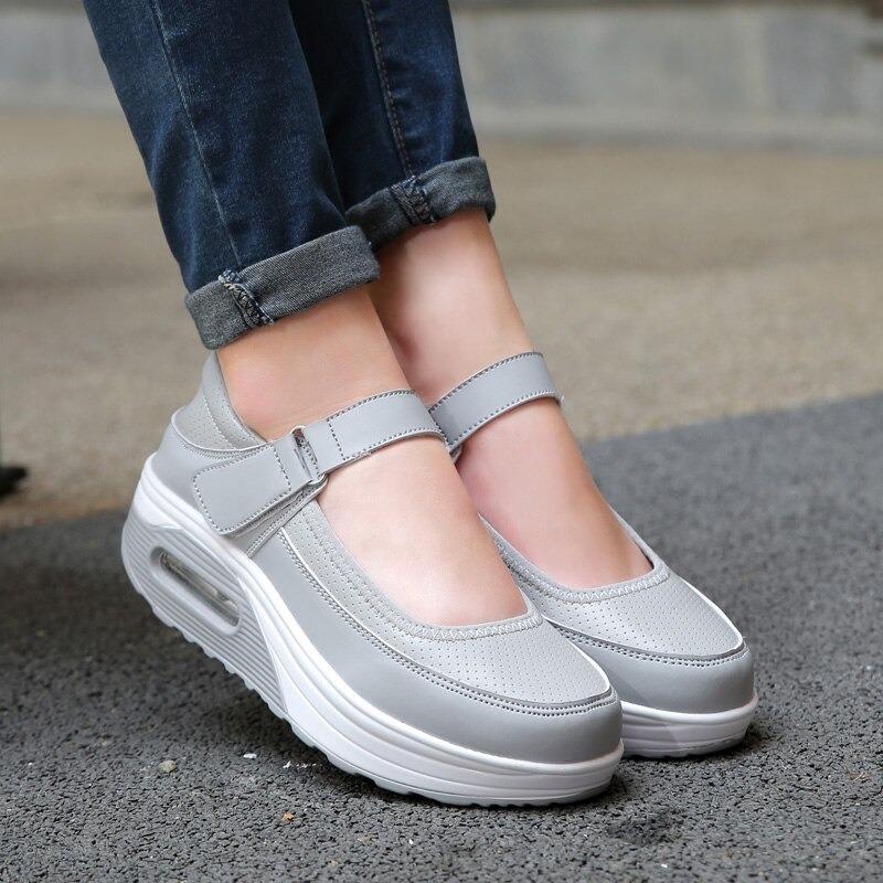 chaussures décontractées en cuir pour femmes - Image 11
