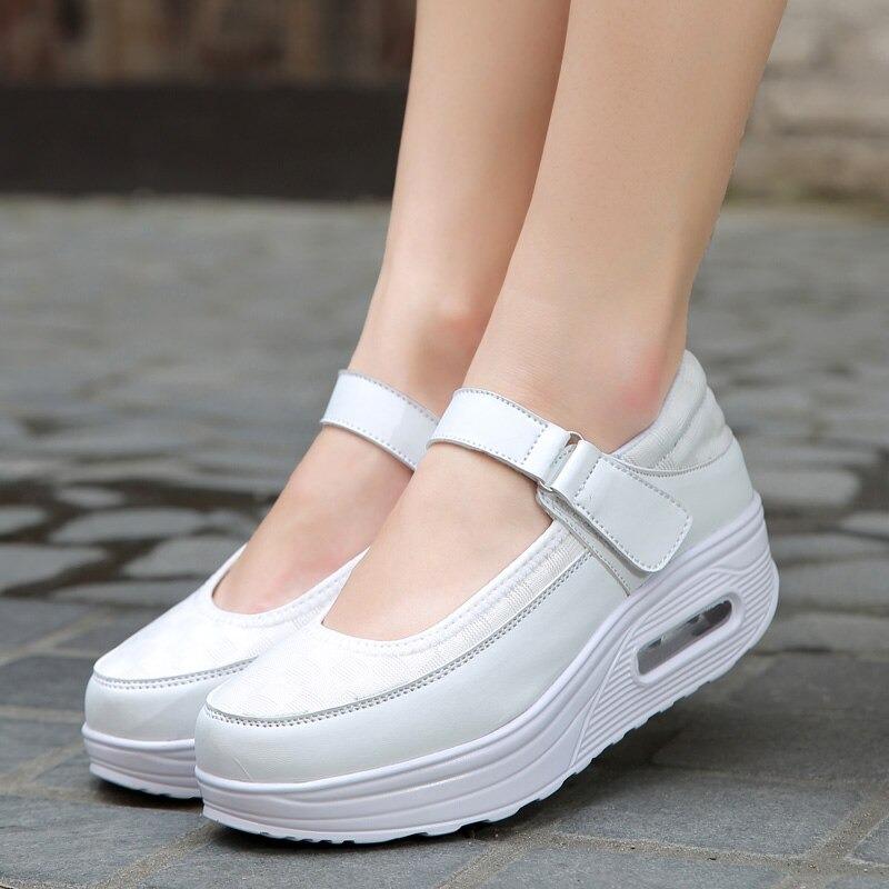 chaussures décontractées en cuir pour femmes - Image 13