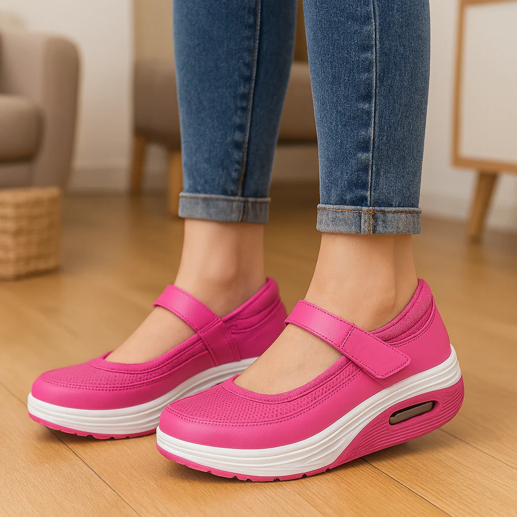 chaussures décontractées en cuir pour femmes - Image 7