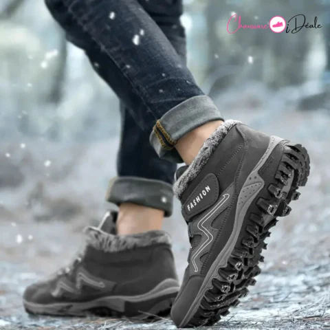 Bottes antidérapantes chaudes et confortables pour hommes - Image 16