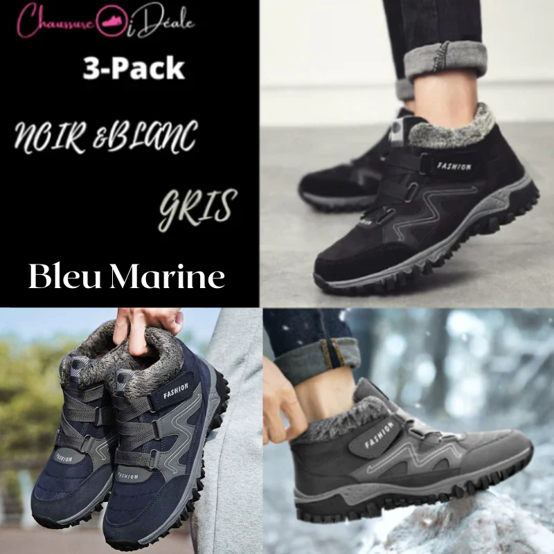 Bottes antidérapantes chaudes et confortables pour hommes - Image 18
