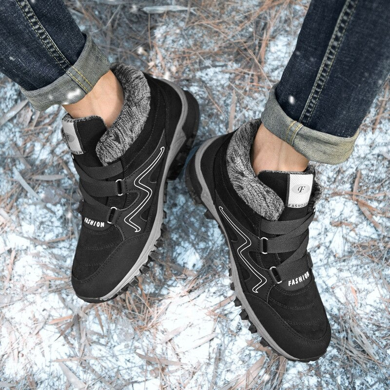 Bottes antidérapantes chaudes et confortables pour hommes - Image 8