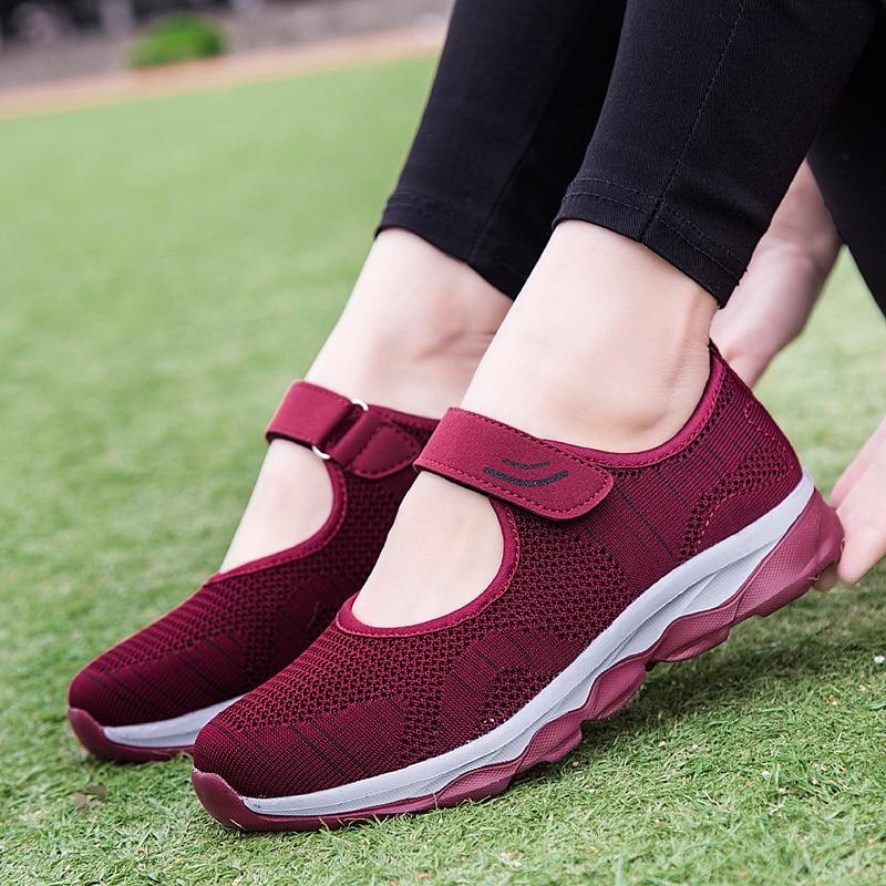 Espadrilles velcro décontractées et respirantes Pour femmes - Image 13