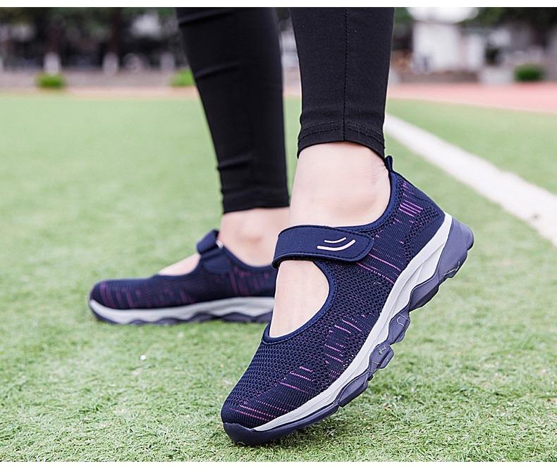 Espadrilles velcro décontractées et respirantes Pour femmes - Image 7