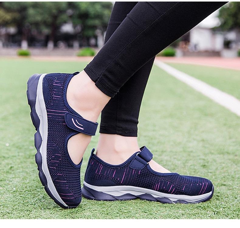 Espadrilles velcro décontractées et respirantes Pour femmes - Image 8