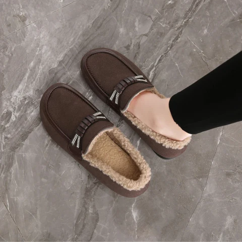 Mocassins Douillets d'Hiver pour Femmes - Image 9