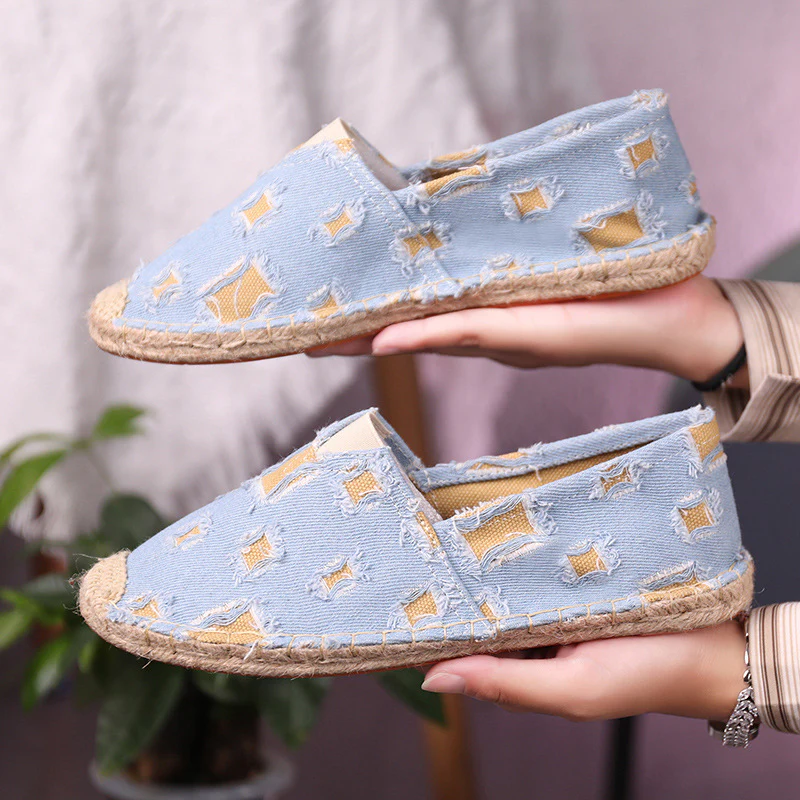 mocassins en toile pour femme - Image 3