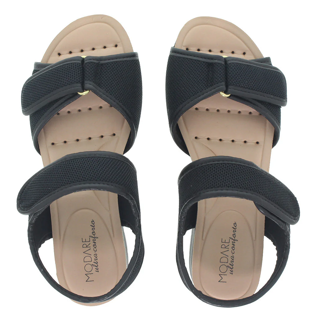 Sandale anti-transpirante velcro ultra-confortable pour femmes avec semelle Dry-Tech - Image 14