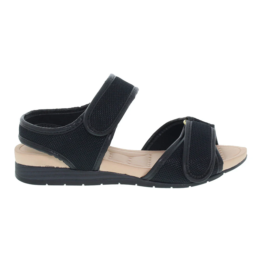 Sandale anti-transpirante velcro ultra-confortable pour femmes avec semelle Dry-Tech - Image 8