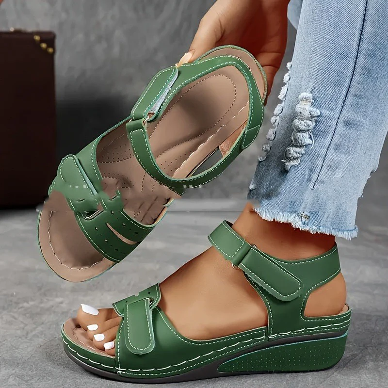 sandales décontractées et compensées pour femmes - Image 7